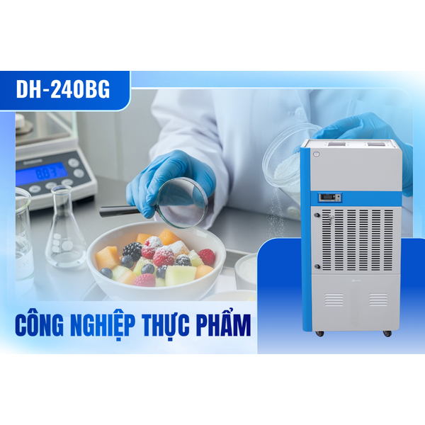 Xử lý ẩm trong lĩnh vực Công nghiệp Thực Phẩm với Fujihaia DH240BG