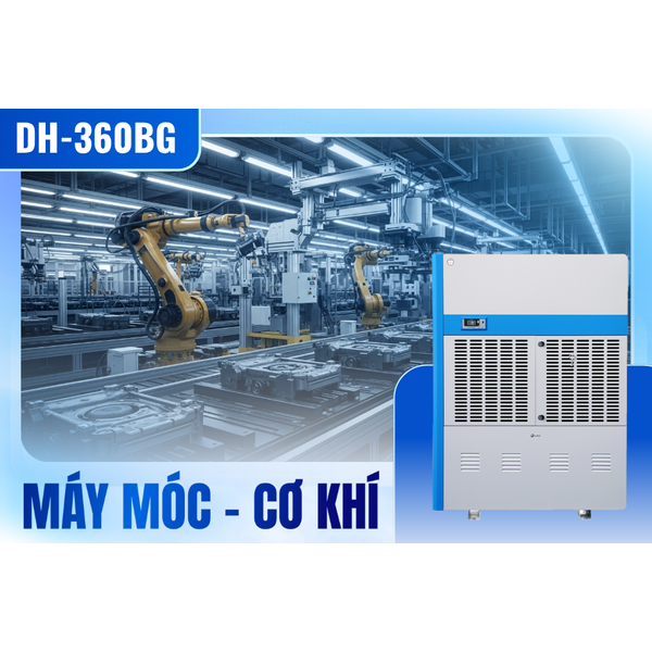 Giải pháp xử lý ẩm toàn diện cho doanh nghiệp sản xuất máy móc - cơ khí