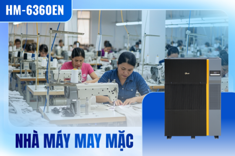 Lắp đặt máy hút ẩm công nghiệp FujiE HM-6360EN cho nhà máy may mặc Lắp đặt máy hút ẩm công nghiệp FujiE HM-6360EN cho nhà máy may mặc