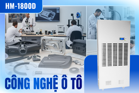 Xử lý ẩm bằng máy hút ẩm công nghiệp cho phòng R&D - Công nghệ Ô tô Xử lý ẩm bằng máy hút ẩm công nghiệp cho phòng R&D - Công nghệ Ô tô