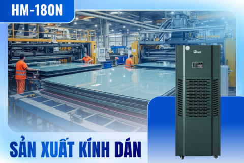 Xử lý ẩm bằng máy hút ẩm công nghiệp cho công ty sản xuất kính Xử lý ẩm bằng máy hút ẩm công nghiệp cho công ty sản xuất kính