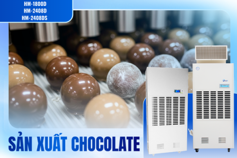 14 máy hút ẩm công nghiệp được Fancy Foods cho sản xuất Socola 14 máy hút ẩm công nghiệp được Fancy Foods cho sản xuất Socola