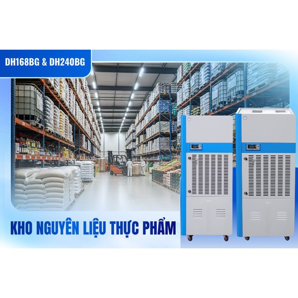 4 máy hút ẩm công nghiệp cho Công ty Redbox sản xuất bánh tại Lâm Đồng