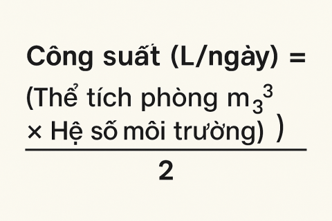 Công suất máy hút ẩm công nghiệp – Yếu tố quyết định hiệu quả xử lý ẩm