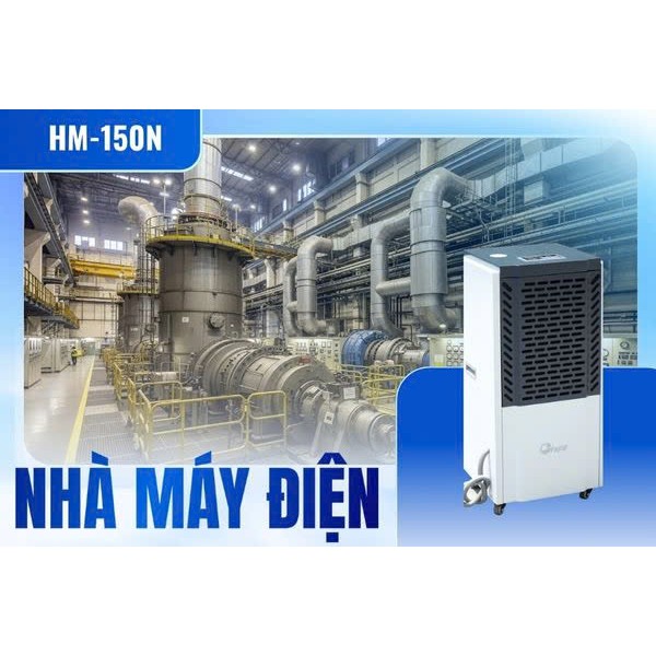 6 máy hút ẩm công nghiệp FujiE HM-150N tại dự án nhà máy điện