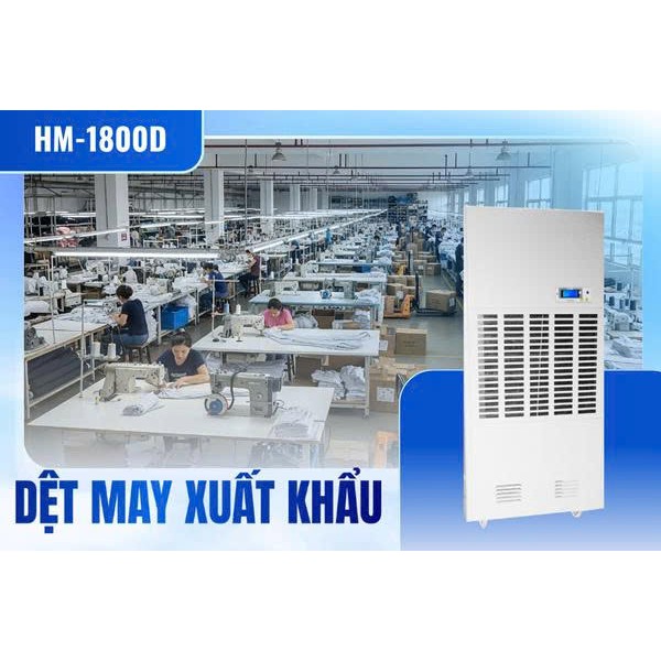 Xử lý ẩm trong dệt máy xuất khẩu với máy hút ẩm công nghiệp FujiE HM-1800D