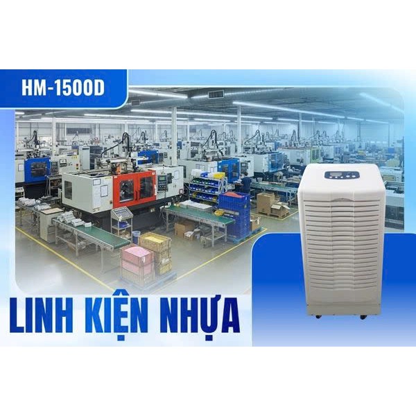 Xử lý ẩm cho Nanofilm với 03 máy hút ẩm công nghiệp FujiE HM-1500D