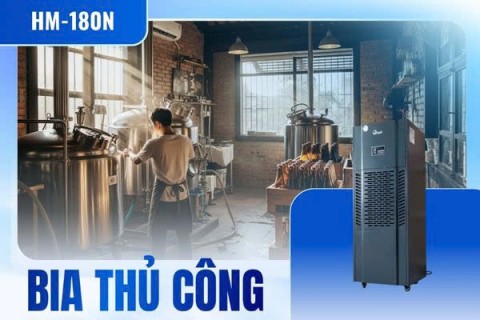 Máy hút ẩm công nghiệp FujiE HM-180N cho xưởng sản xuất bia thủ công