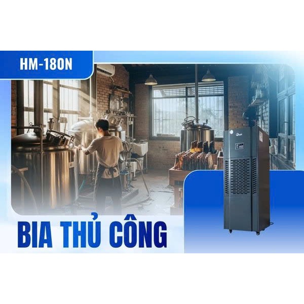 Máy hút ẩm công nghiệp FujiE HM-180N cho xưởng sản xuất bia thủ công