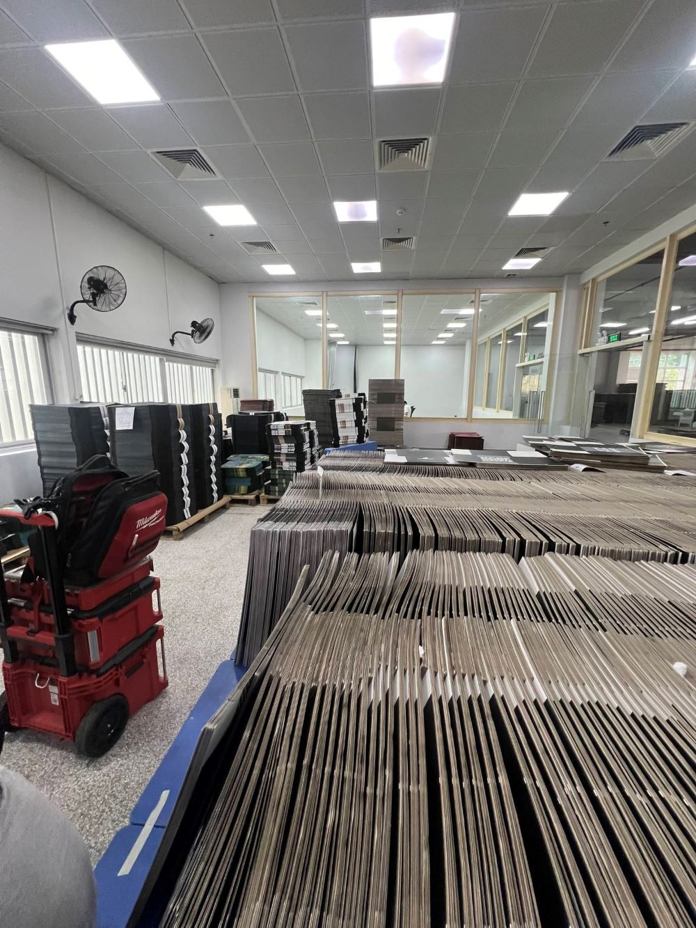 Lắp đặt máy hút ẩm công nghiệp cho nhà máy sản xuất bao bì 600m³