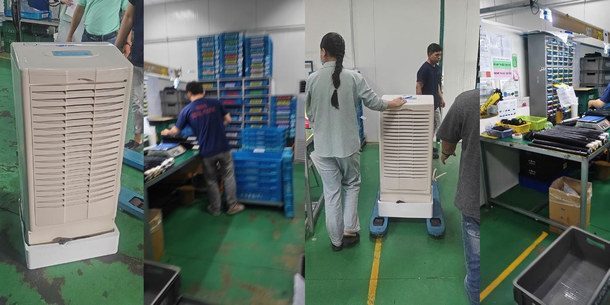 Máy hút ẩm công nghiệp cho sản xuất cao su kỹ thuật