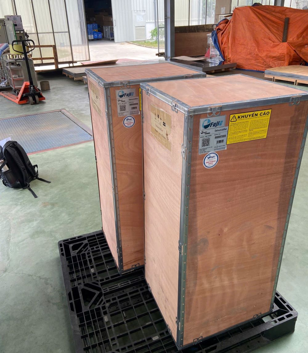 Xử lý ẩm cho Công ty Tân Hà Phát với máy hút ẩm công nghiệp FujiE HM-1500D