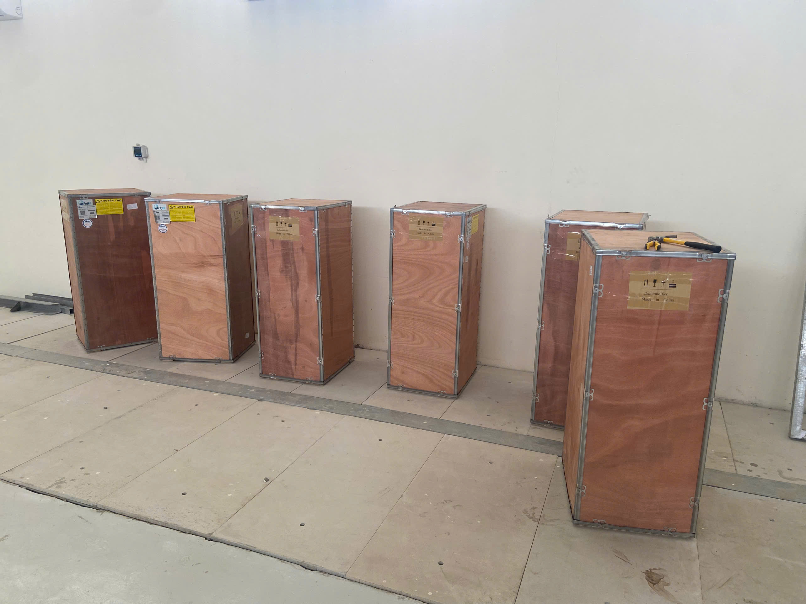 Bàn giao máy hút ẩm công nghiệp cho hệ thống trạm biến áp Bắc Giang