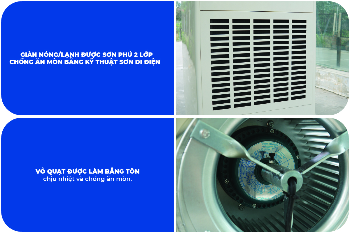 Máy hút ẩm công nghiệp FujiE ACD10S cho môi trường ăn mòn Axit/kiềm