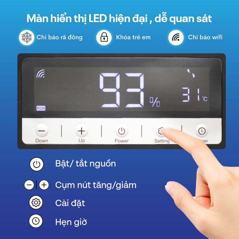Máy hút ẩm công nghiệp FujiE HM-6240EN