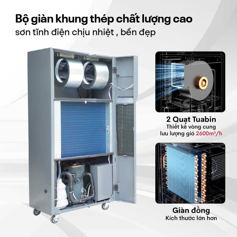 Máy hút ẩm công nghiệp FujiE HM-6240EN