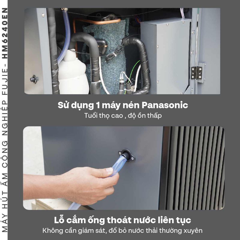 Máy hút ẩm công nghiệp FujiE HM-6240EN