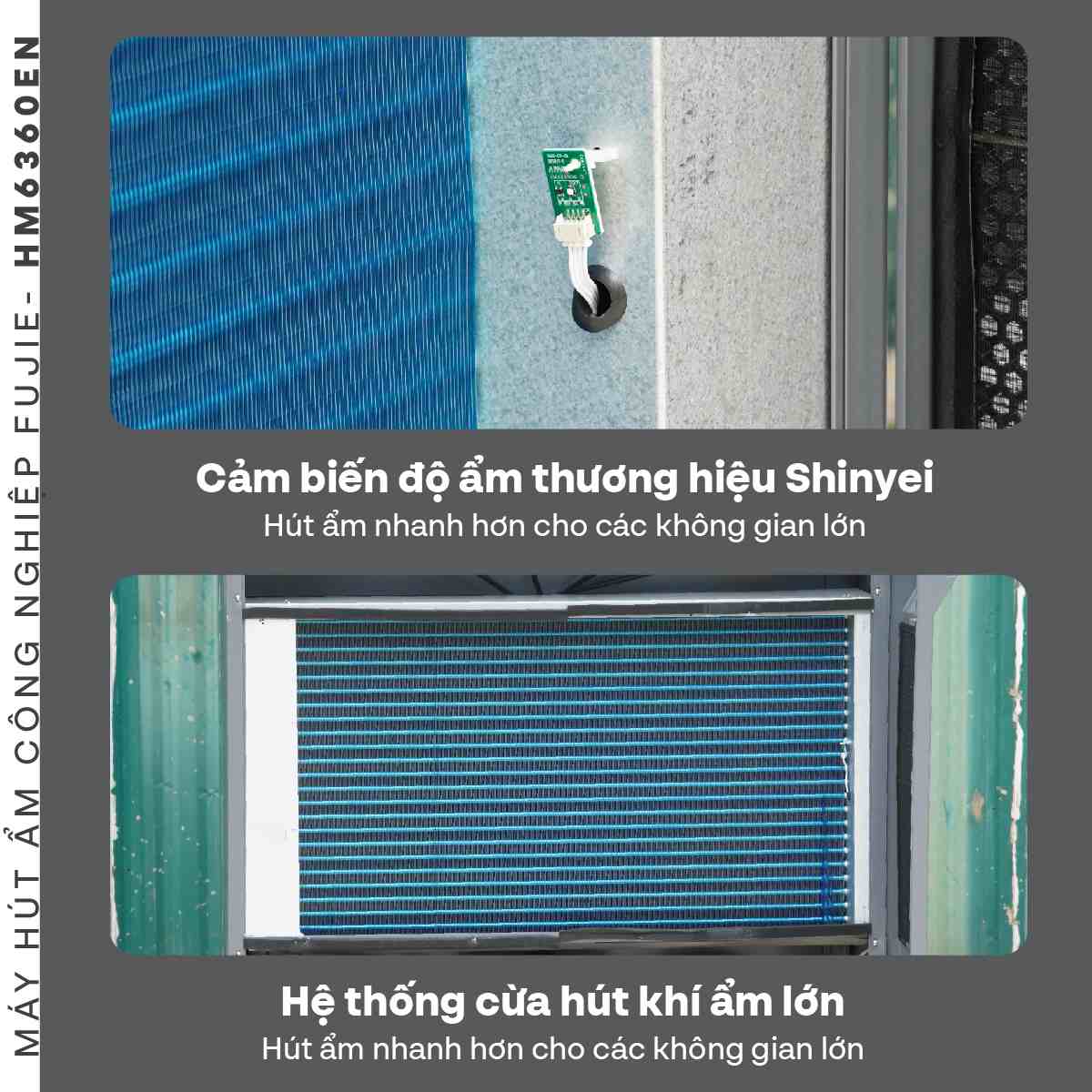Máy hút ẩm công nghiệp FujiE HM-6360EN