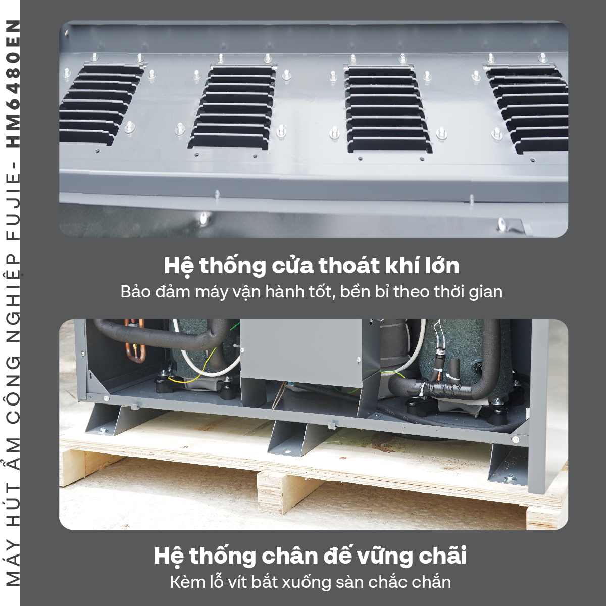 Máy hút ẩm công nghiệp FujiE HM-6480EN