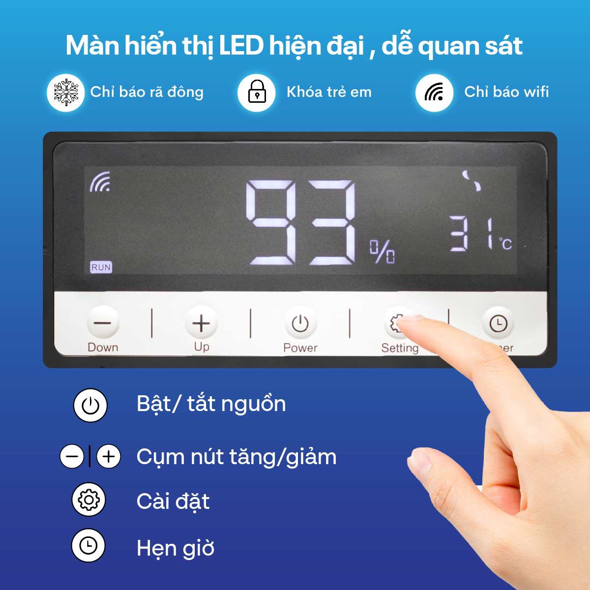 Máy hút ẩm công nghiệp FujiE HM-6720EN