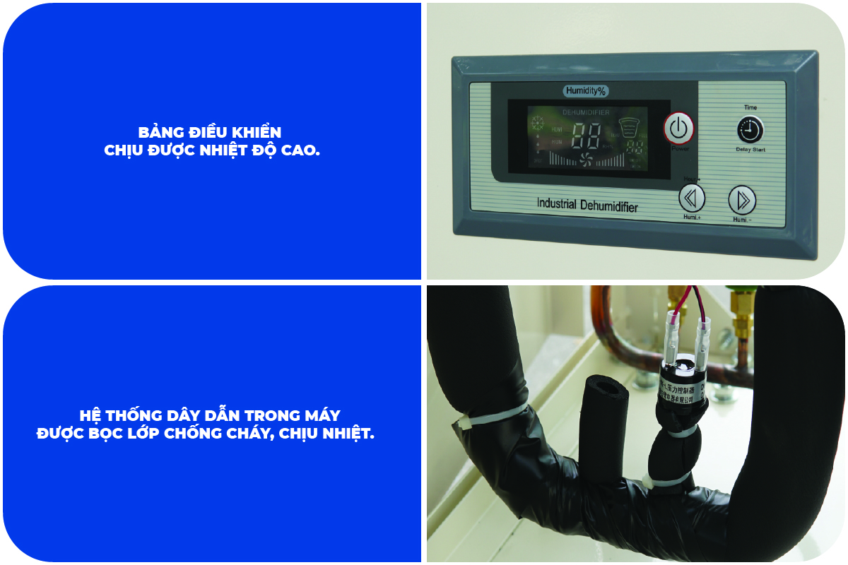 Máy hút ẩm công nghiệp FujiE HTR10S cho môi trường nhiệt độ cao