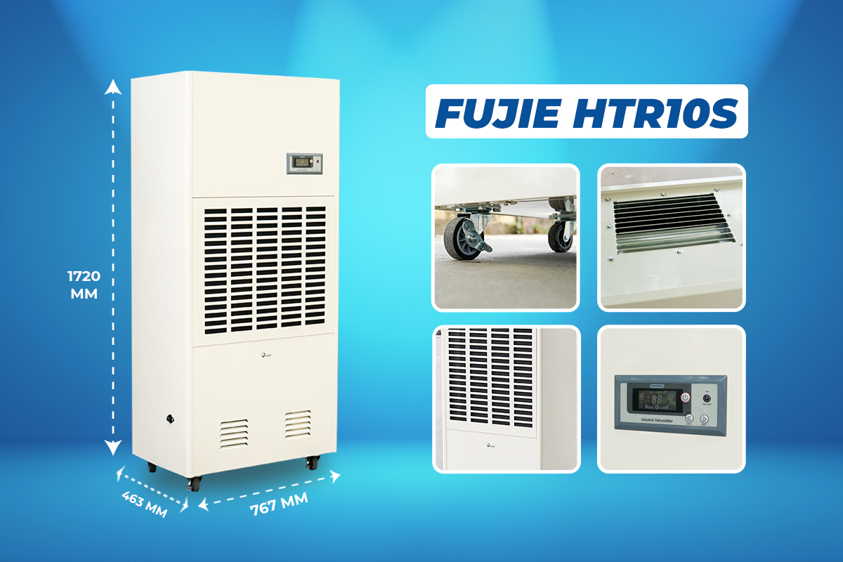 Máy hút ẩm công nghiệp FujiE HTR10S cho môi trường nhiệt độ cao