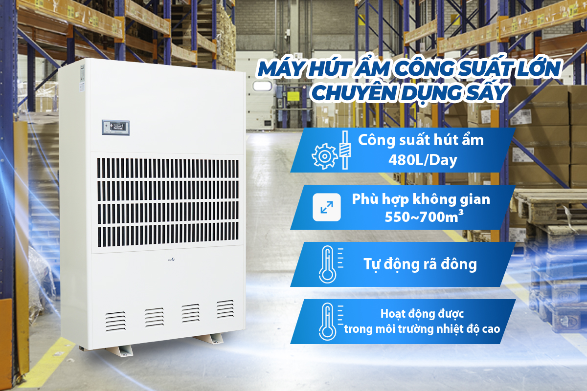 Máy hút ẩm công nghiệp FujiE HTR20S cho môi trường nhiệt độ cao