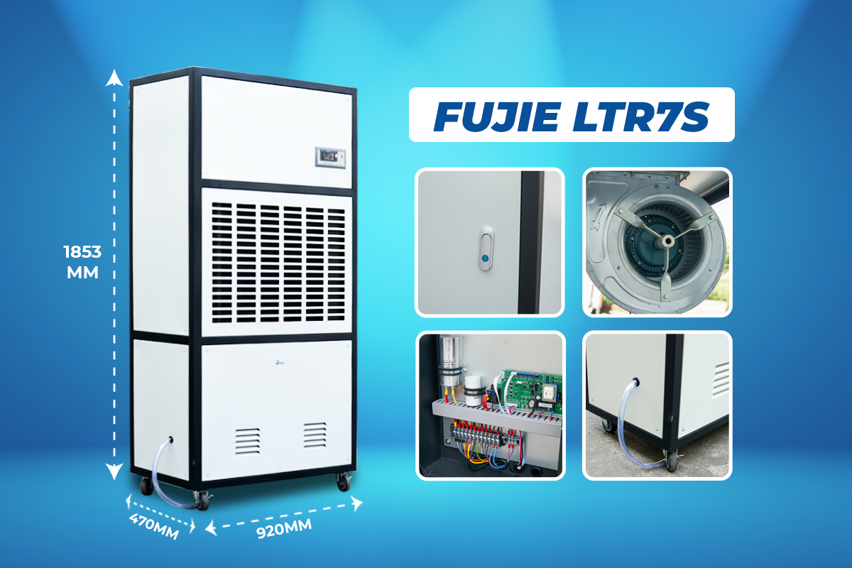 Máy hút ẩm công nghiệp FujiE LTR7S cho môi trường nhiệt độ thấp