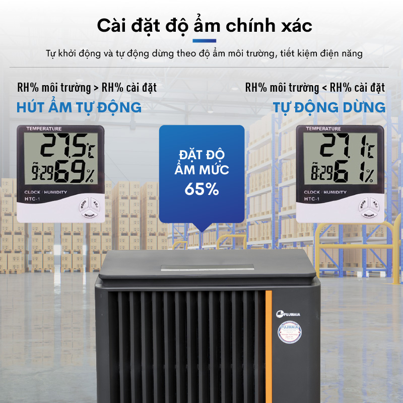 Máy hút ẩm công nghiệp Fujihaia DH138B