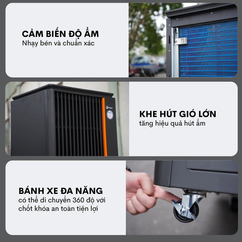 Máy hút ẩm công nghiệp Fujihaia DH138B