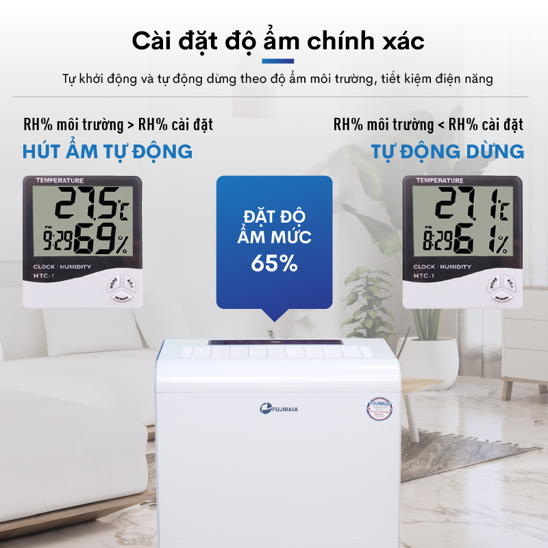 Máy hút ẩm công nghiệp Fujihaia DH70B