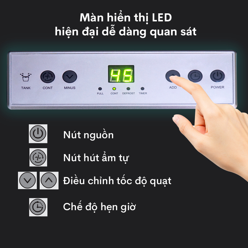 Máy hút ẩm công nghiệp Fujihaia DH70BL