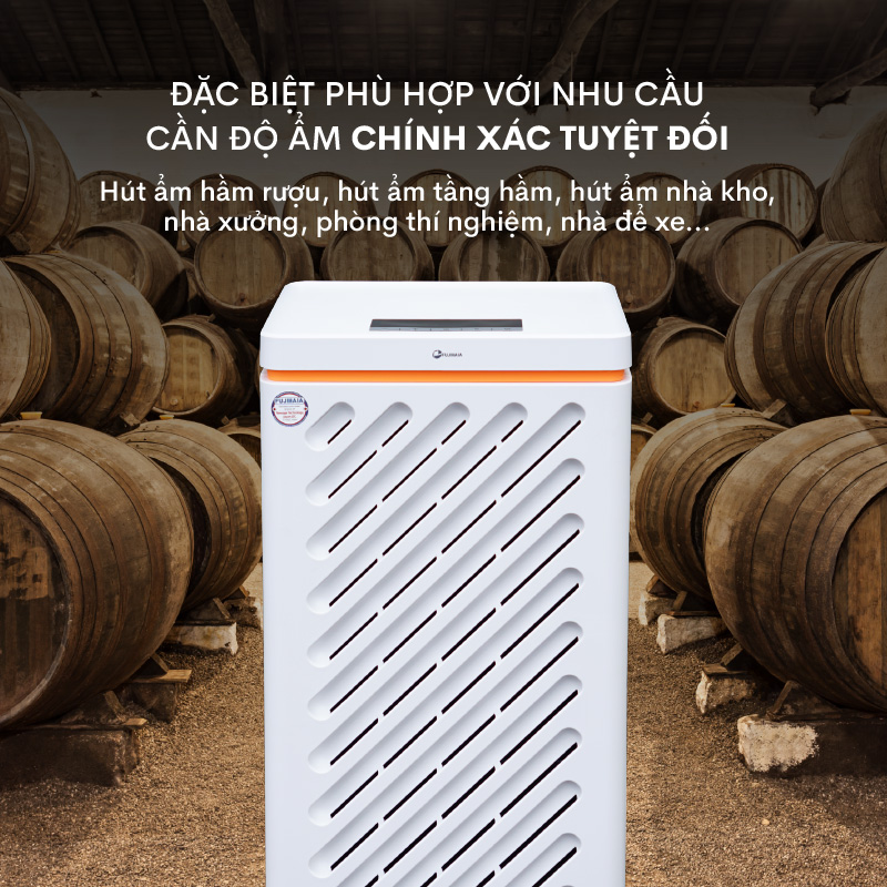 Máy hút ẩm công nghiệp Fujihaia DH90W