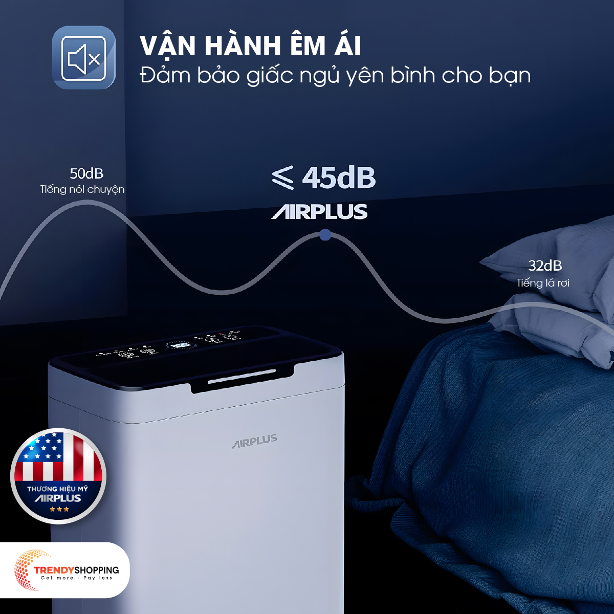 Máy hút ẩm dân dụng Airplus AP10-2010EW