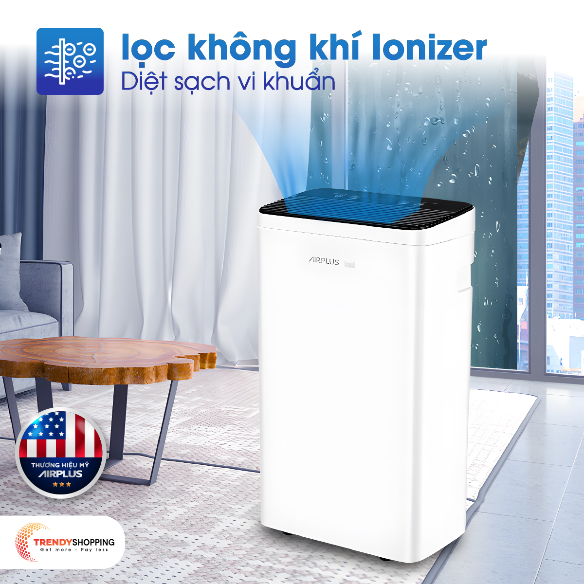 Máy hút ẩm dân dụng Airplus AP10-2010EW