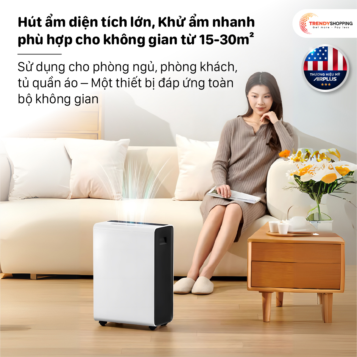 Máy hút ẩm dân dụng Airplus AP16-2006EW