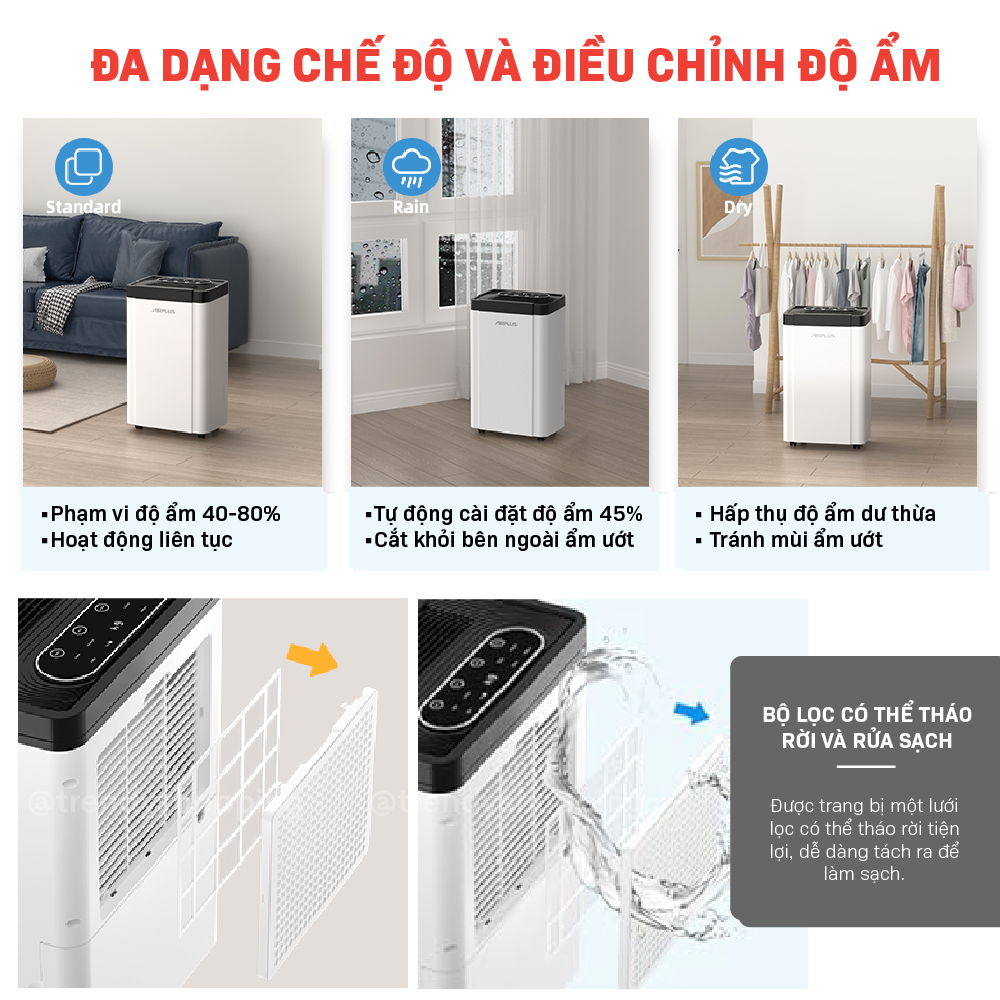 Máy hút ẩm dân dụng Airplus AP20-1909EE