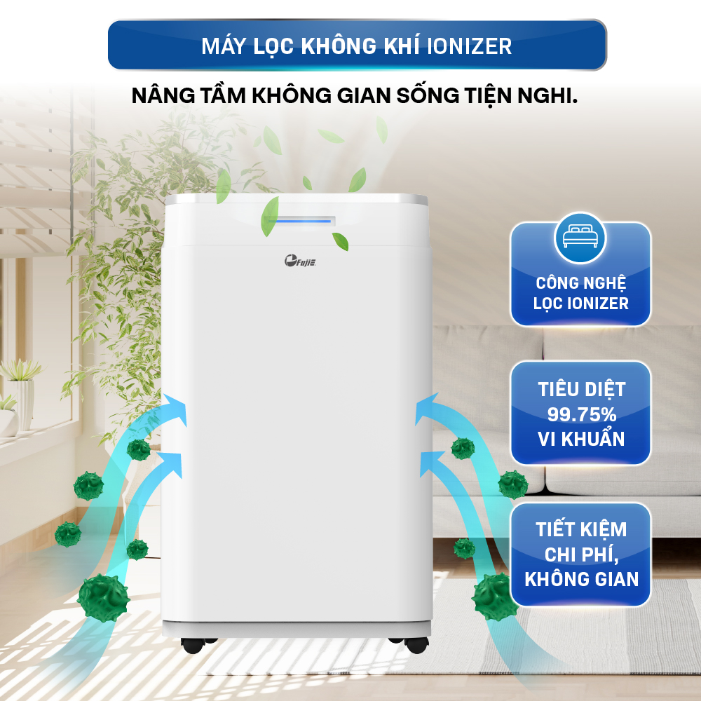 Máy hút ẩm dân dụng FujiE HM-918EC-N