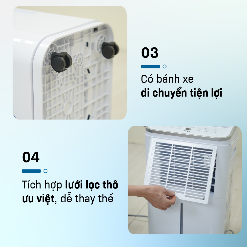 Máy hút ẩm dân dụng FujiE HM-918EC-N