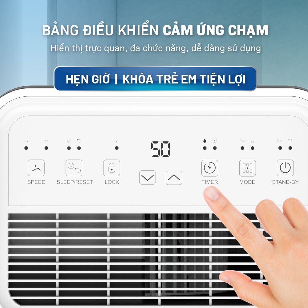 Máy hút ẩm dân dụng FujiE HM-918EC-N