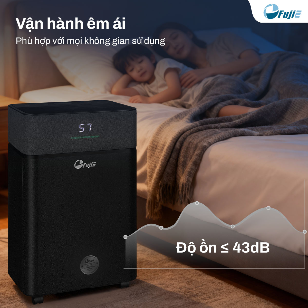 Máy hút ẩm dân dụng FujiE HM-916ED