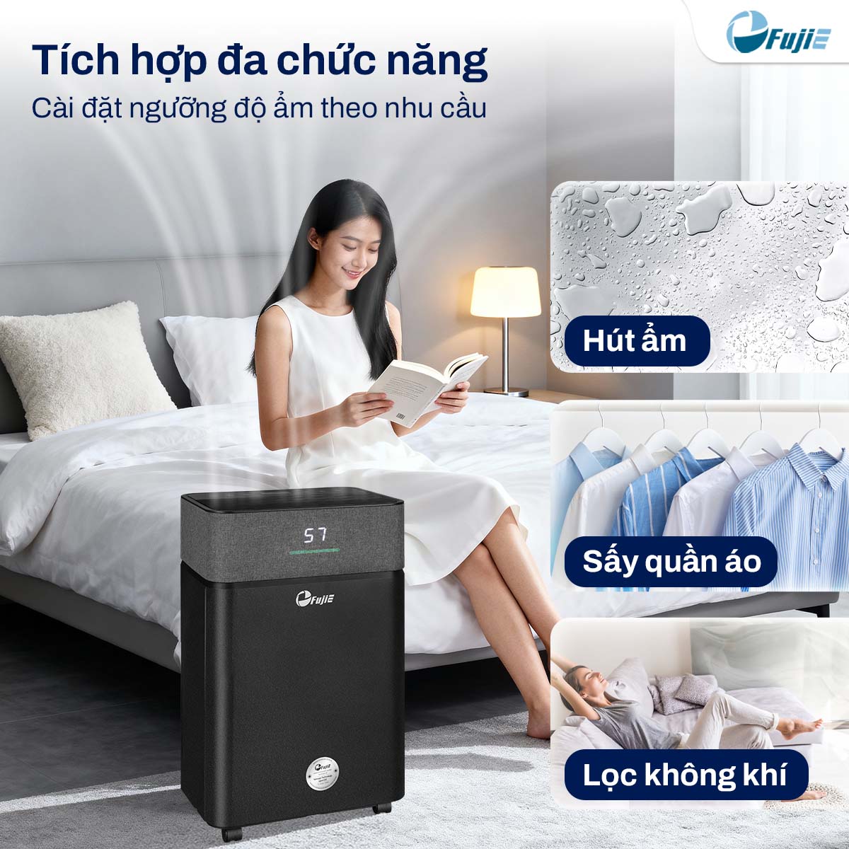 Máy hút ẩm dân dụng FujiE HM-920ED