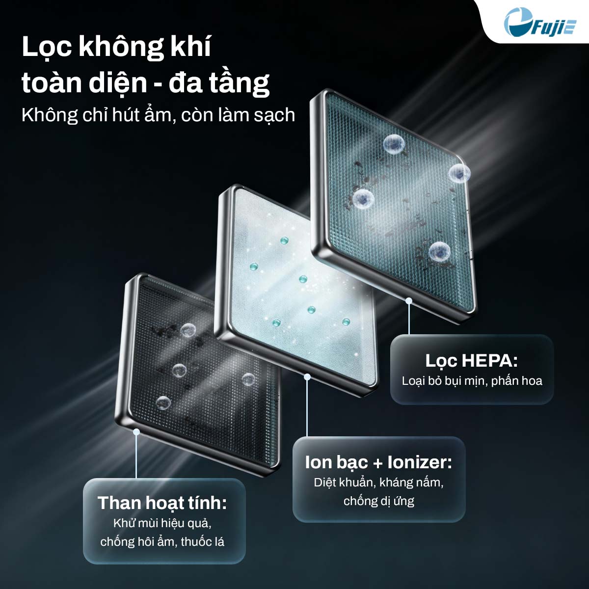 Máy hút ẩm dân dụng FujiE HM-930ED