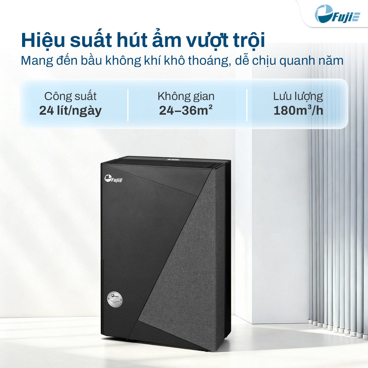 Máy hút ẩm dân dụng FujiE HM-930ED