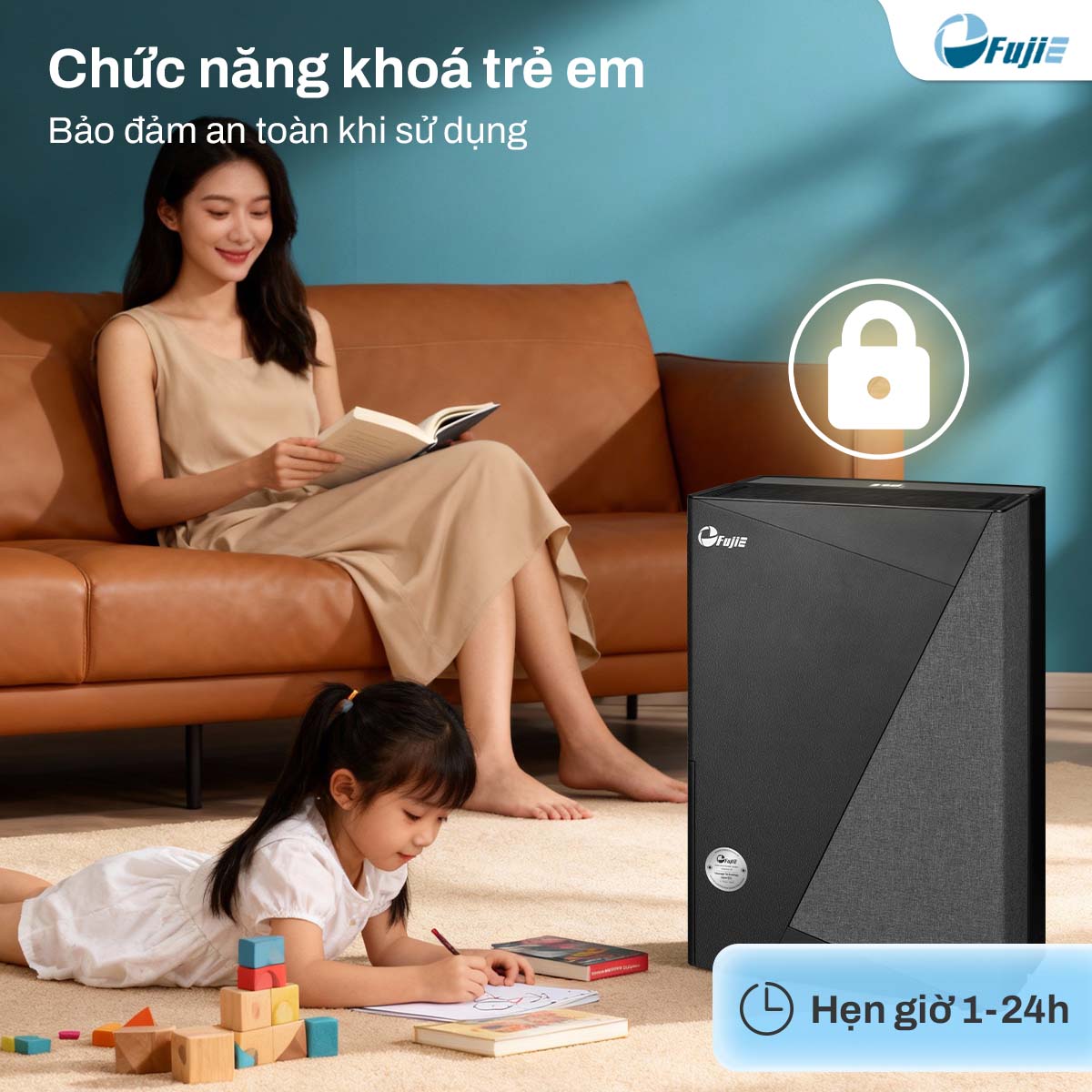 Máy hút ẩm dân dụng FujiE HM-930ED
