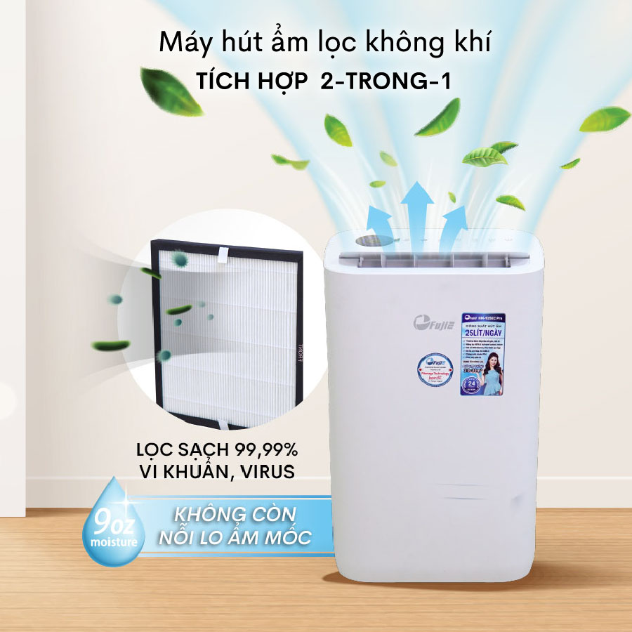 Máy hút ẩm dân dụng FujiE HM-925EC PRO