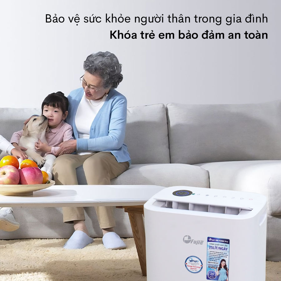 Máy hút ẩm dân dụng FujiE HM-925EC PRO