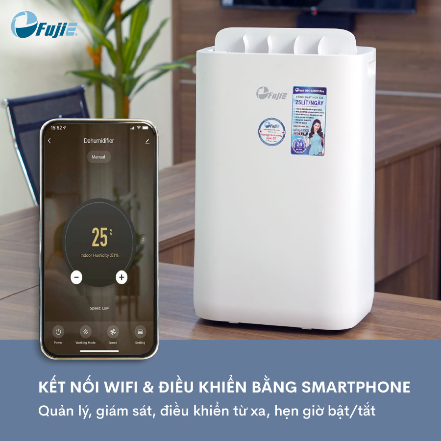 Máy hút ẩm dân dụng FujiE HM-925EC PRO