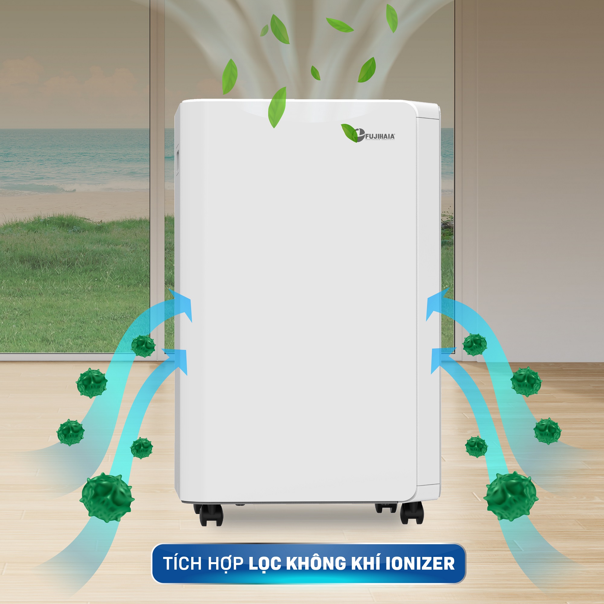 Máy hút ẩm dân dụng Fujihaia DH18CR