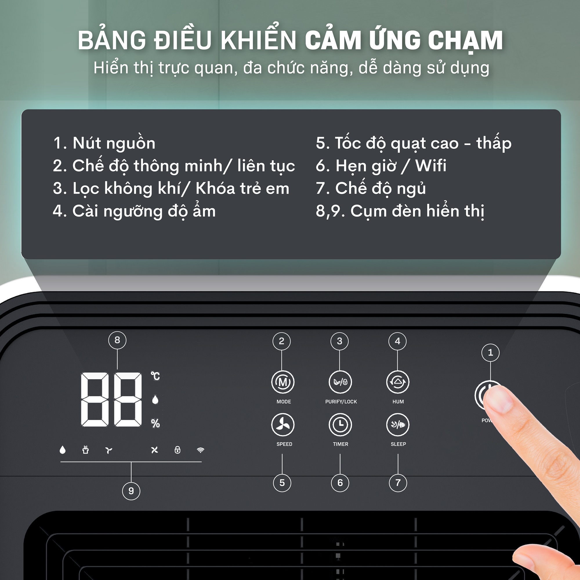 Máy hút ẩm dân dụng Fujihaia DH25W